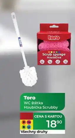 Tamda Foods Toro WC štětka Houbička Scrubby nabídka