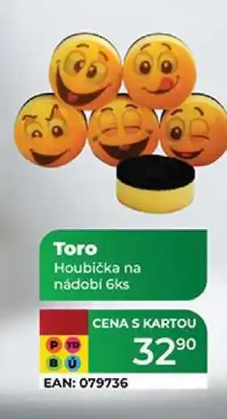 Tamda Foods Toro Houbička na nádobí 6ks nabídka
