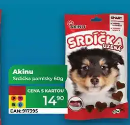 Tamda Foods Akinu Srdićka pamlsky 60g nabídka