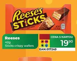 Tamda Foods Reeses 42g Sticks crispy wafers nabídka