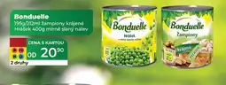 Tamda Foods Bonduelle 195g/212ml žampiony krájené Hrášek 400g mírně slaný nálev nabídka