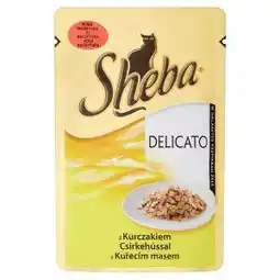 Tamda Foods Sheba Delicato Kuřecí maso kompletní krmivo pro dospělé kočky 85g nabídka