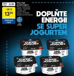Tesco Milko High protein jogurt, 150 g, více druhů nabídka