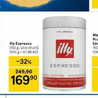 Tesco Illy espresso nabídka