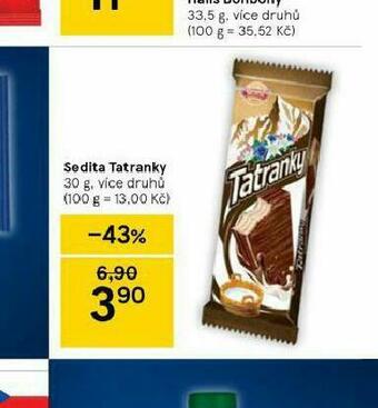 Tesco Sedita tatranky nabídka