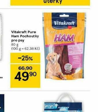 Tesco Vitakraft pure ham pochoutky pro psy nabídka