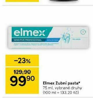 Tesco Elmex zubní pasta nabídka