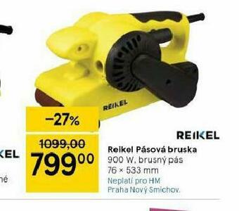 Tesco Reikel pásová bruska nabídka
