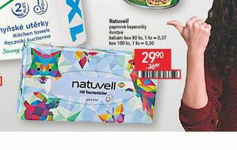 Globus Natuvell papírové kapesníky nabídka
