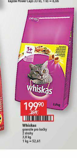 Globus Whiskas granule pro kočky nabídka