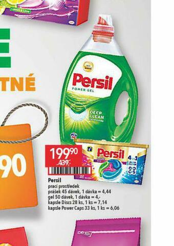 Globus Persil prací prostředek nabídka
