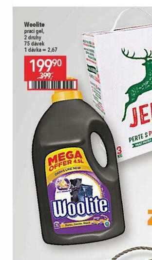 Globus Woolite prací gel nabídka