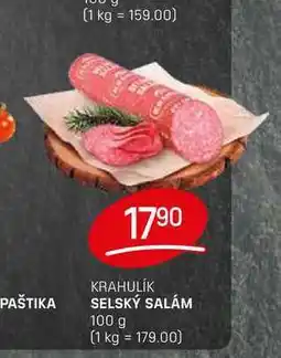 Flop SELSKÝ SALÁM 100 g nabídka