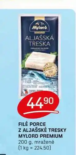Flop FILÉ PORCE Z ALJAŠSKÉ TRESKY MYLORD PREMIUM 200g nabídka