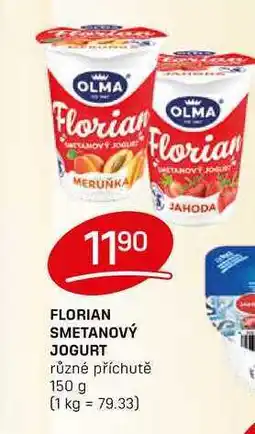 Flop FLORIAN SMETANOVÝ JOGURT různé příchutě 150 g nabídka
