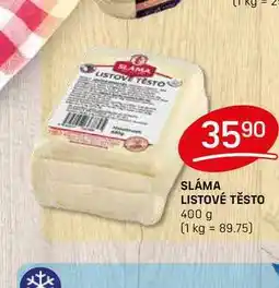 Flop SLÁMA LISTOVÉ TĚSTO 400 g nabídka