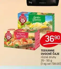 Flop TEEKANNE OVOCNÉ ČAJE různé druhy 35-50 g nabídka