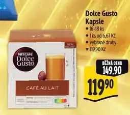 Albert Kávové kapsle dolce gusto nabídka