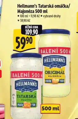 Albert Hellmann's tatarská omáčka nabídka