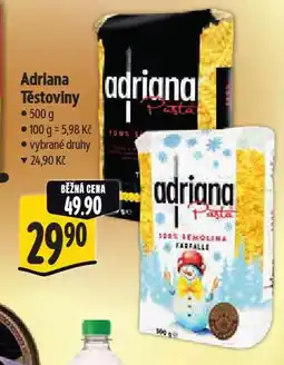Albert Adriana těstoviny nabídka