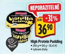 Albert High protein pudding nabídka