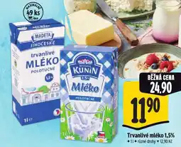 Albert Trvanlivé mléko nabídka