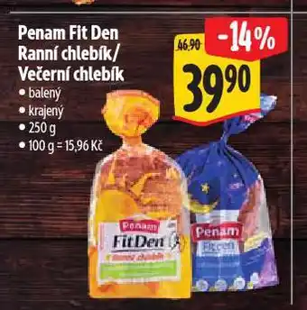 Albert Penam fit den večerní chlebík nabídka