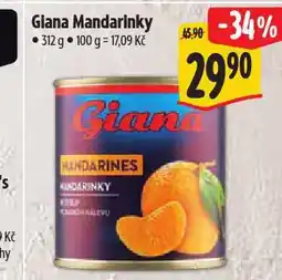 Albert Giana mandarinky nabídka