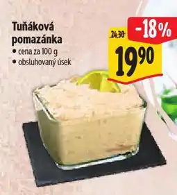 Albert Tuňáková pomazánka nabídka