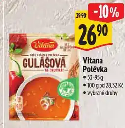 Albert Vitana polévka nabídka