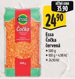 Albert Essa čočka červená nabídka