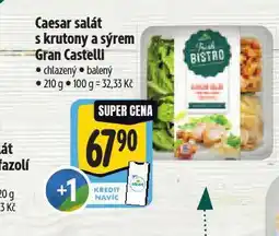 Albert Caesar salát s krutony a sýrem gran castelli nabídka