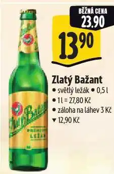 Albert Pivo zlatý bažant nabídka