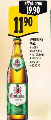 Albert Pivo svijanský máz nabídka