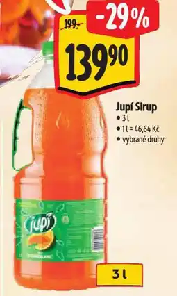 Albert Jupí sirup nabídka