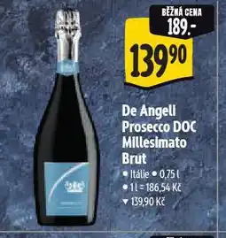 Albert Deangeli prosecco doc millesimato brut nabídka