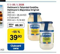 Tesco Hellmann´s tatarská omáčka, majonéza nabídka