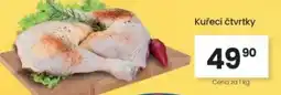 Kubík potraviny Kuřecí čtvrtky nabídka