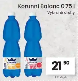 Kubík potraviny Korunní Balanc nabídka