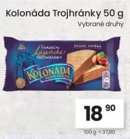 Kubík potraviny Kolonáda Trojhránky nabídka