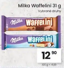 Kubík potraviny Milka Waffelini nabídka