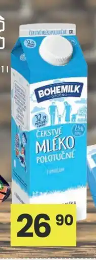Kubík potraviny Bohemilk Čerstvé mléko nabídka
