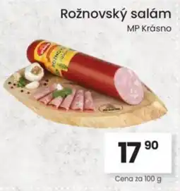 Kubík potraviny Rožnovský salám nabídka