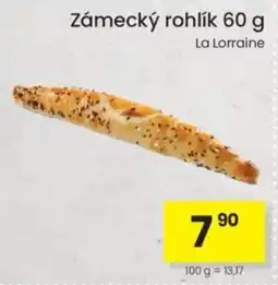 Kubík potraviny Zámecký rohlík nabídka