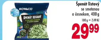 Qanto NOWACO Špenát listový nabídka