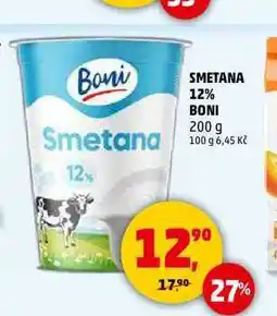 Penny Market SMETANA 12% BONI, 200 g nabídka