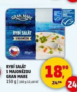 Penny Market RYBÍ SALÁT S MAJONÉZOU GRAN MARE, 150 g nabídka