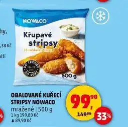 Penny Market OBALOVANÉ KUŘECÍ STRIPSY NOWACO, 500 g nabídka