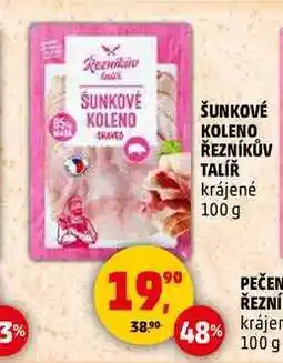 Penny Market ŠUNKOVÉ KOLENO ŘEZNÍKŮV TALÍŘ, 100 g nabídka