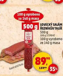 Penny Market LOVECKÝ SALÁM ŘEZNÍKŮV TALÍŘ, 500 g nabídka